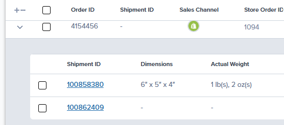 Overview of New Orders Page
