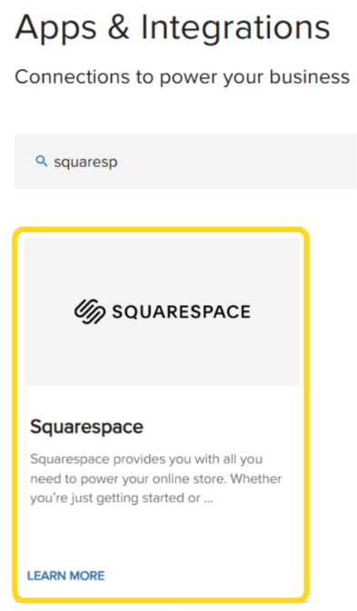 Squarespace: Initial Setup